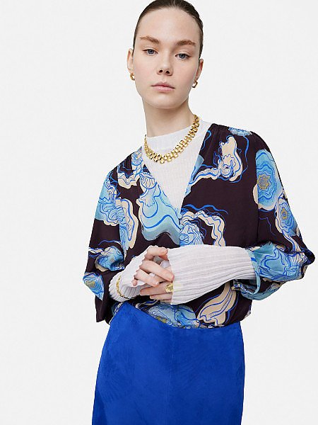 jigsaw silk shirt sale